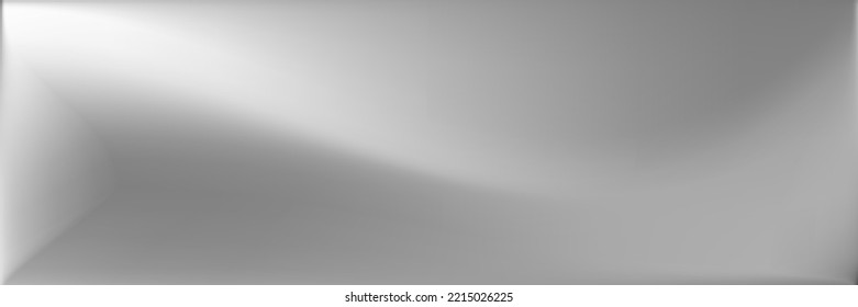 Vibrant Wavy Gradient Mesh. Black and white Metallic Wavy Gradient Mesh. Grey  Monochromatic Original Background. Natural Blurred Texture Illustration. Silver Alluminium Horizontal Lines Backdrop.