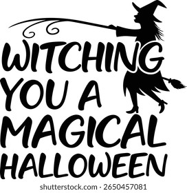 A vibrant and whimsical Halloween design featuring playful typography and festive colors, perfect for seasonal decorations and celebrations.