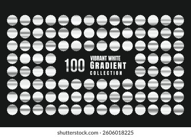 Vibrant White 100 Gradient Swatches