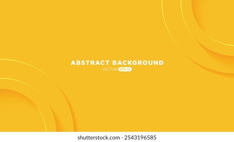 A vibrant yellow abstract background featuring smooth, curved shapes and a clean, modern design. The layout is minimalistic, simplicity and elegance, ideal for various graphic design projects.
