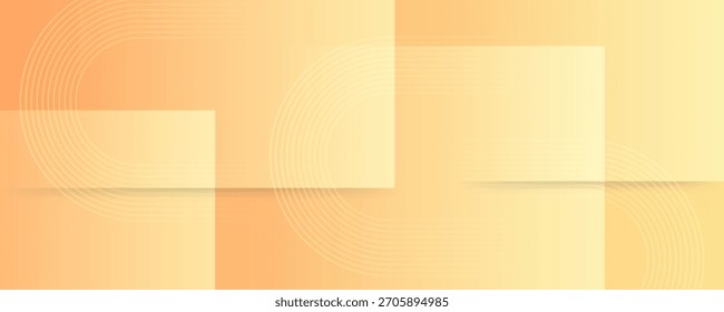 Vibrant yellow abstract background with geometric box shapes and soft gradients.
