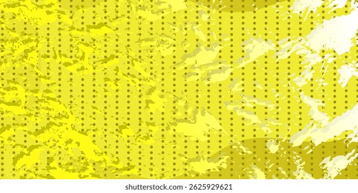 Um fundo abstrato amarelo vibrante com uma aparência texturizada e padrão pontilhado sutil. Adequado para vários projetos de design.
