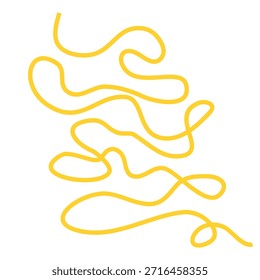 Las vibrantes líneas onduladas abstractas amarillas crean energía dinámica y movimiento fluido para los conceptos de diseño modernos