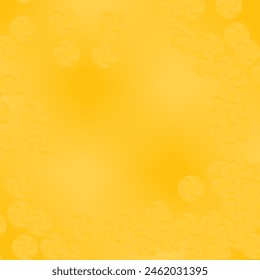 A vibrant yellow background with scattered, overlapping circles in a lighter shade of yellow. The circles have a soft, diffused appearance, creating a sense of depth and movement.