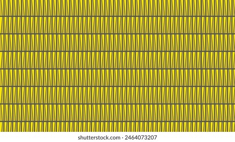 Vibrant Yellow Brick Wall Background, Bright yellow bricks arranged in a staggered pattern, creating a vibrant and textured wall background