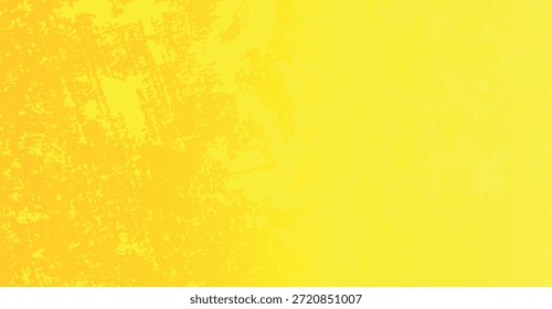 Un degradado amarillo vibrante pasa de un patrón con textura y desgaste a la izquierda a un amarillo brillante y suave a la derecha, ofreciendo un fondo versátil para un Diseño gráfico creativo