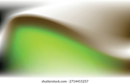Vibrant yellow and green gradient background vector with luminous light and subtle dots