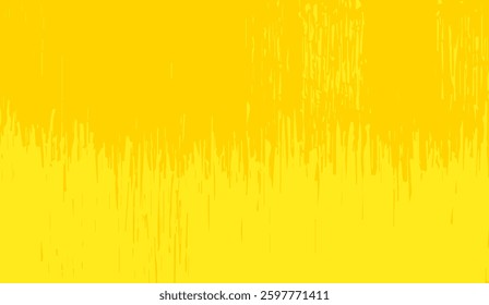 Vibrant yellow grunge texture background evoking feelings of warmth and energy with its distressed and slightly uneven surface creating a visually dynamic pattern