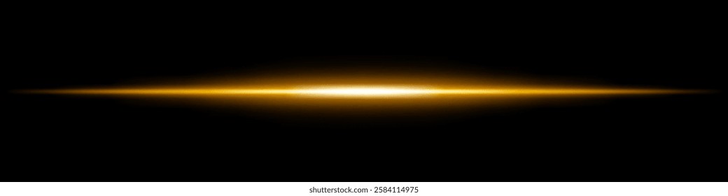 A vibrant yellow light streak glows against a dark black background, creating a futuristic and high-tech abstract visual effect.