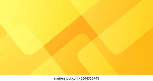 Vibrant yellow to orange gradient background with abstract geometric shapes, ideal for energetic, modern, and creative digital designs or promotional templates.