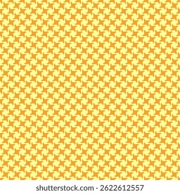 Motif vif de pied de poule jaune et orange.  Idéal pour le design textile, les arrière-plans sites web ou les projets liés à la mode.