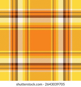 Vibrant yellow and orange plaid pattern.  Perfect for textile design, fallthemed projects, or adding a warm, cheerful touch to any design.