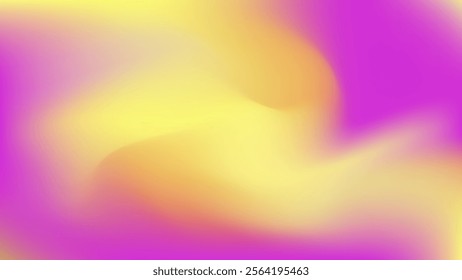 Vibrant yellow and pink gradient background with smooth flowing transitions and glowing abstract texture. Energetic and colorful design.