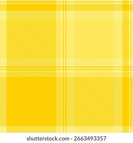 Vibrant yellow plaid pattern, perfect for textile design, website backgrounds, or cheerful branding. This seamless texture evokes feelings of warmth, optimism, and summer.