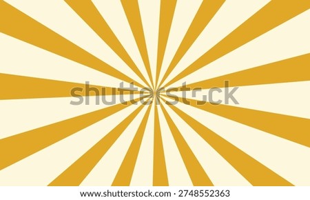 Vibrant yellow sunburst pattern on cream background with radiating lines creating dynamic energy
