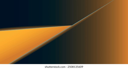 Vibrant yellow triangle overlaps a calming blue backdrop, creating a sleek and contemporary design perfect for various projects