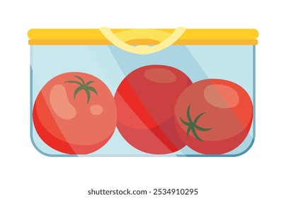 Vibrantly Colorful Food Storage Container Perfectly Suited for Storing Various Dishes