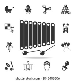 Vibraphone marimba icon. Detailed set of baby toys icons. Premium quality graphic design. One of the collection icons for websites, web design, mobile app on white background