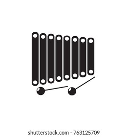 Vibraphone marimba icon. Toy element icon. Premium quality graphic design icon. Baby Signs, outline symbols collection icon for websites, web design, mobile app on white background