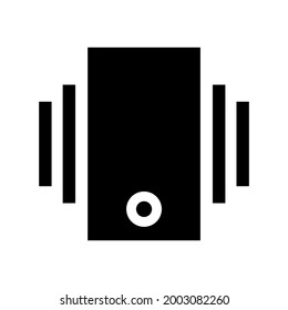 vibrate icon or logo isolated sign symbol vector illustration - high quality black style vector icons