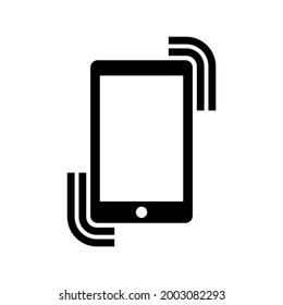 vibrate icon or logo isolated sign symbol vector illustration - high quality black style vector icons