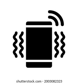 vibrate icon or logo isolated sign symbol vector illustration - high quality black style vector icons