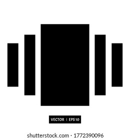 vibrate mode icon simple design vector illustration logo for any project