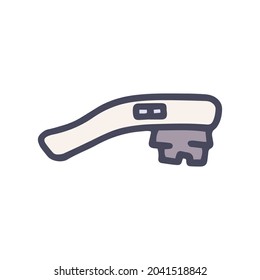 vibrating massager color vector doodle simple icon