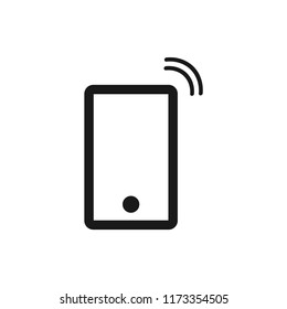 Vibrating Phone vector icon 10 eps
