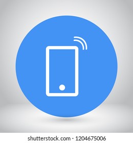Vibrating Phone vector icon 10 eps