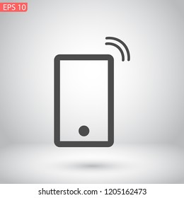Vibrating Phone vector icon 10 eps
