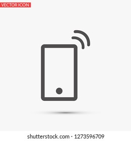 Vibrating Phone vector icon 10 eps