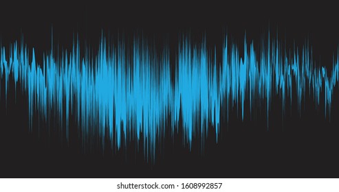 Vibration
Blue vibration curve in black background