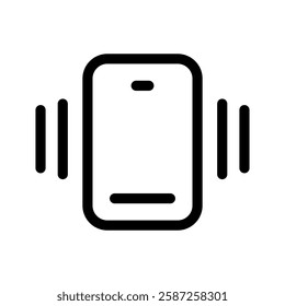 Vibration Icon Vector Symbol Design Illustration