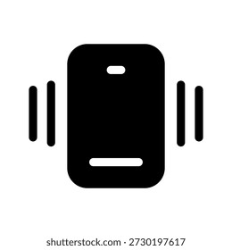 Vibration Icon Vector Symbol Design Illustration