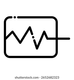 vibration icon vector for technology ui ux