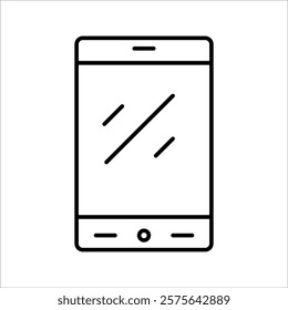 Vibration mode icon. Phone vibrating sign symbol,with white background