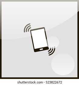 Vibration phone sign.