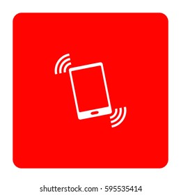 Vibration phone sign.