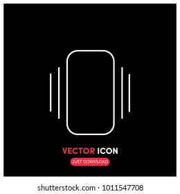 Vibration Phone Vector Icon Illustration