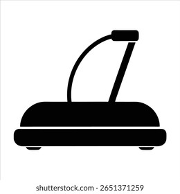 Ilustración de Arte vectorial de silueta de máquina de placa de vibración