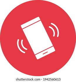 Vibración, vibración de teléfono, vibración de imagen vectorial de icono. Se puede usar para teléfono y tablet. Adecuado para aplicaciones móviles, aplicaciones web y medios impresos.