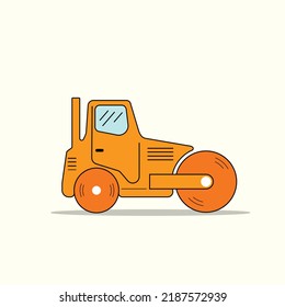 Road roller  Royalty Free Stock SVG Vector
