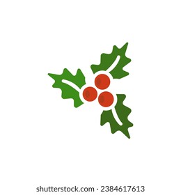 viburnum icon on a white background, vector illustration