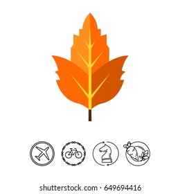 Viburnum Leaf Icon