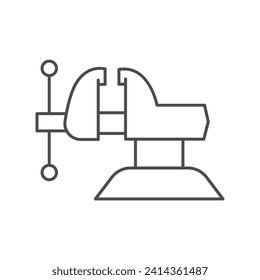 Vizegrau-Dünnzeilensymbol , Vektorgrafik, Pixel perfekt, Illustratordatei