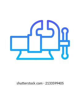 Vice Line Gradient Icon Design