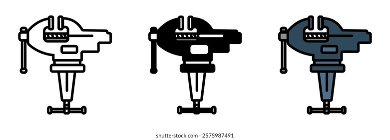 Vice is a workbench-mounted tool for holding materials firmly in place during cutting or shaping.