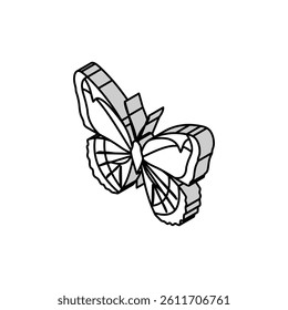 viceroy summer isometric icon vector. viceroy summer sign. isolated symbol illustration