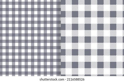 Vichy Seamless set. Pastel gingham pattern. Background for Easter, wallpaper, blanket